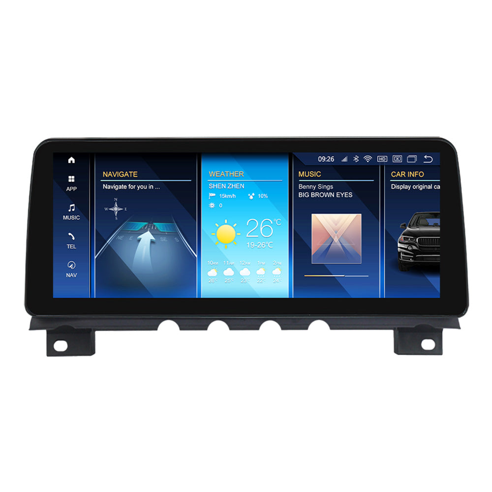BMW 7 Series F01/F02 (2013–2015) – NBT 12.5 inch Android Multimedia System | GPS | Wi-Fi | 4G SIM | Bluetooth | A2DP | Wireless Apple CarPlay & Android Auto | 360° View