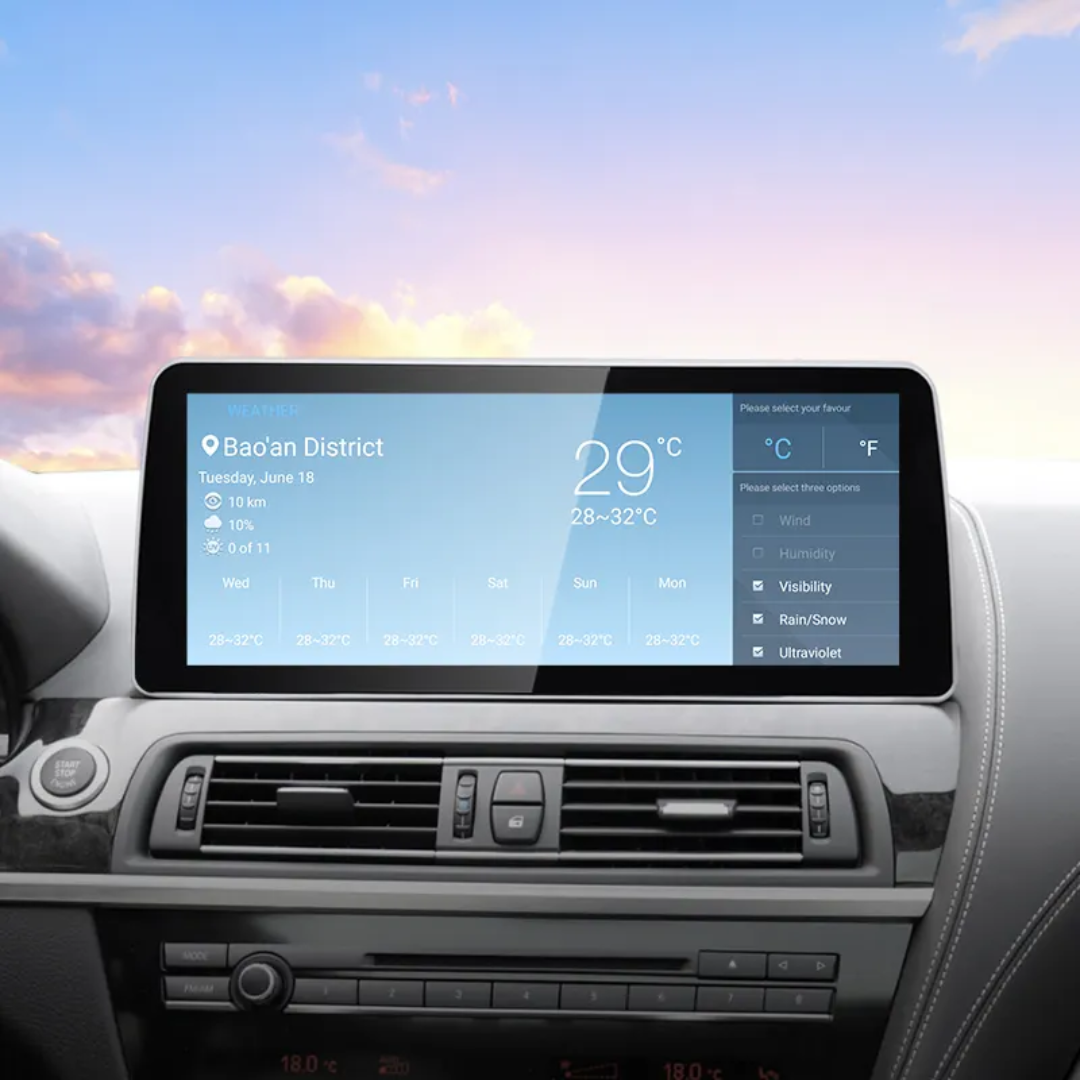 BMW 6 Series F06/F12 – CIC EVO 12.5 inch Android Multimedia System | GPS | Wi-Fi | 4G SIM | Bluetooth | A2DP | Wireless Apple CarPlay & Android Auto | 360° View