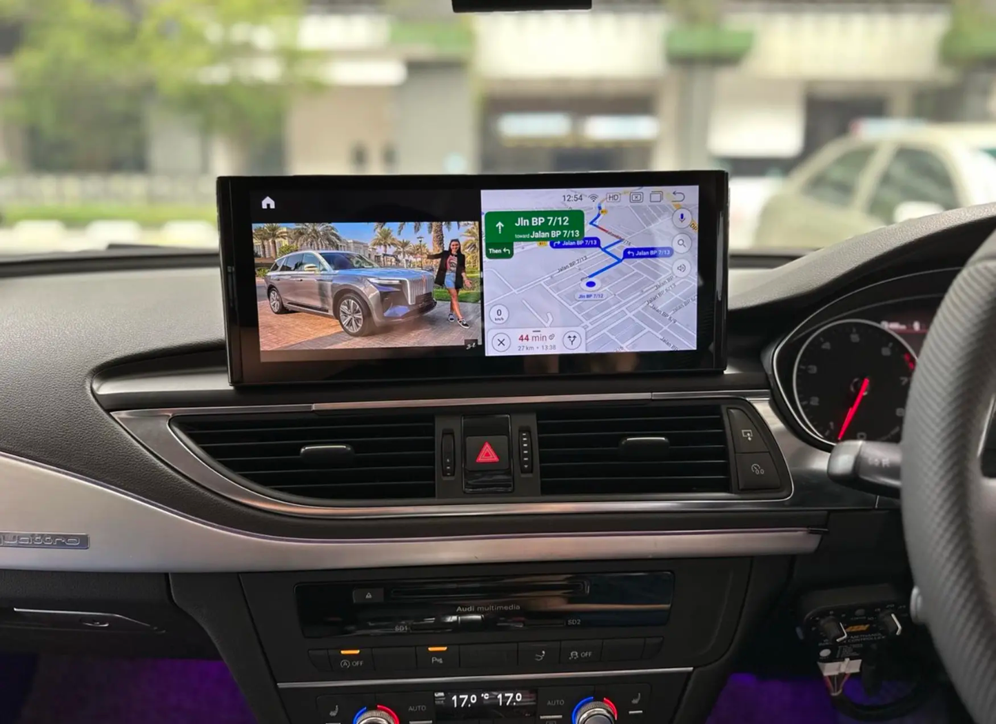 AUDI A6/A6L/A7/C7/RS6/RS7/S6/S7 (2012–2015) – Lower Version 12.5 inch Android Multimedia System | GPS | Wi-Fi | Bluetooth | A2DP | Wireless Apple CarPlay & Android Auto | 360° View