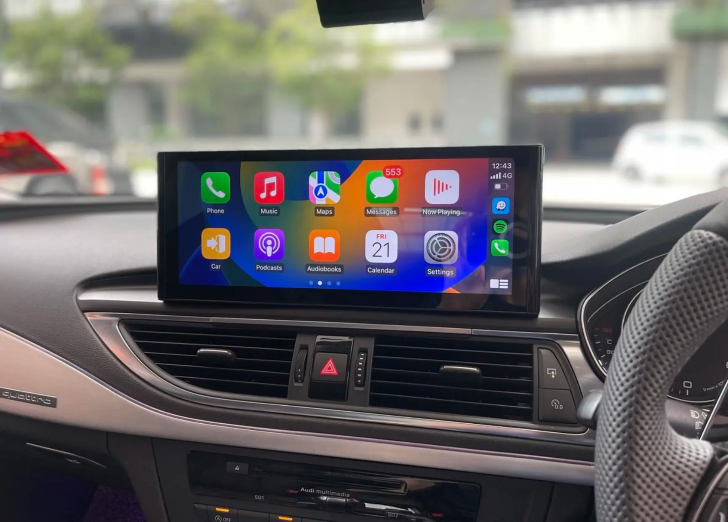 AUDI A6/A6L/A7/C7/RS6/RS7/S6/S7 (2012–2015) – Lower Version 12.5 inch Android Multimedia System | GPS | Wi-Fi | Bluetooth | A2DP | Wireless Apple CarPlay & Android Auto | 360° View
