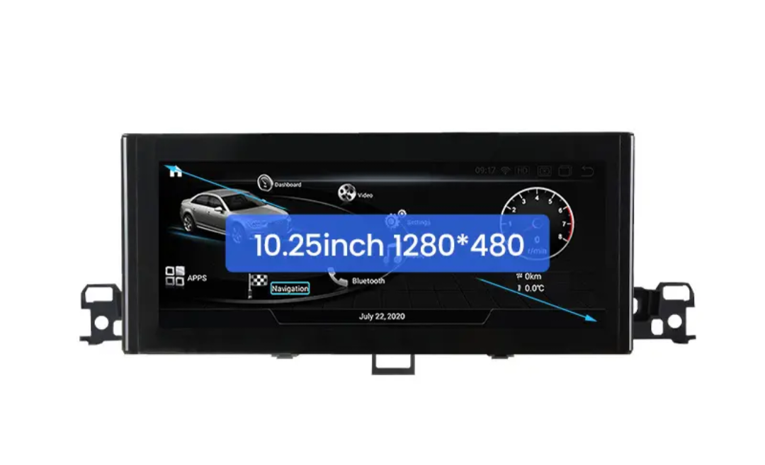 AUDI A4 A4L (2016–2020) 10.25 inch Android Multimedia System | GPS | Wi-Fi | Bluetooth | A2DP | Wireless Apple CarPlay & Android Auto | 360° View