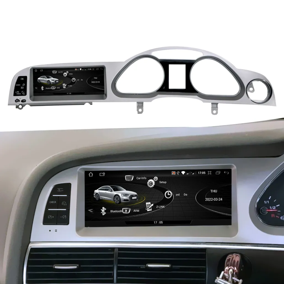 AUDI A6 (2010–2011) – AC Key 3G 8.8 inch Android Multimedia System | GPS | Wi-Fi | Bluetooth | A2DP | Wireless Apple CarPlay & Android Auto | 360° View