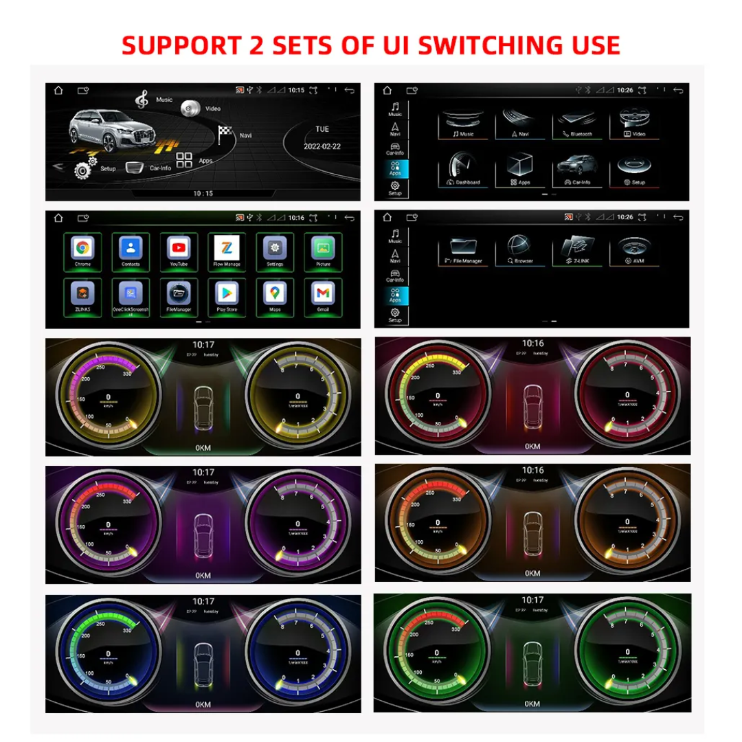 AUDI A6 (2010–2011) – AC Key 3G 8.8 inch Android Multimedia System | GPS | Wi-Fi | Bluetooth | A2DP | Wireless Apple CarPlay & Android Auto | 360° View