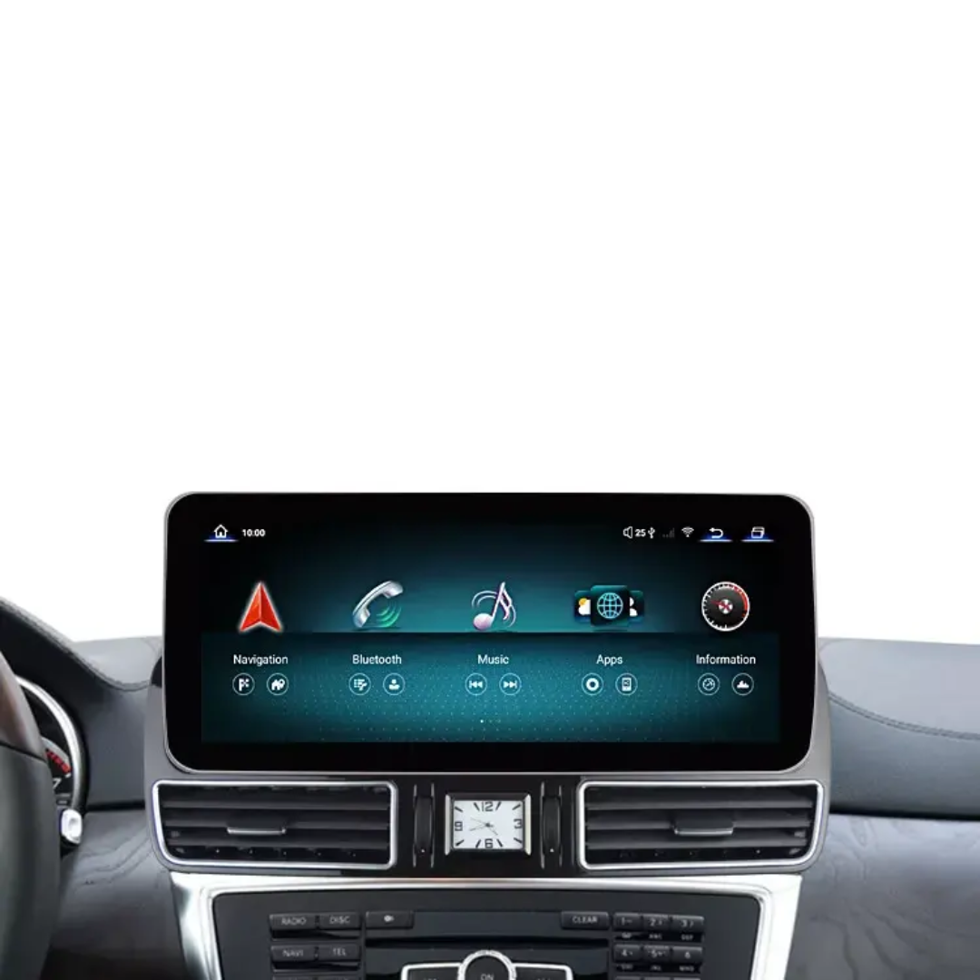 MERCEDES BENZ ML-Class W166 (2012–2015) – NTG4.5 12.5 inch Android Multimedia System | GPS | Wi-Fi | 4G SIM | Bluetooth | A2DP | Wireless Apple CarPlay & Android Auto | 360° View