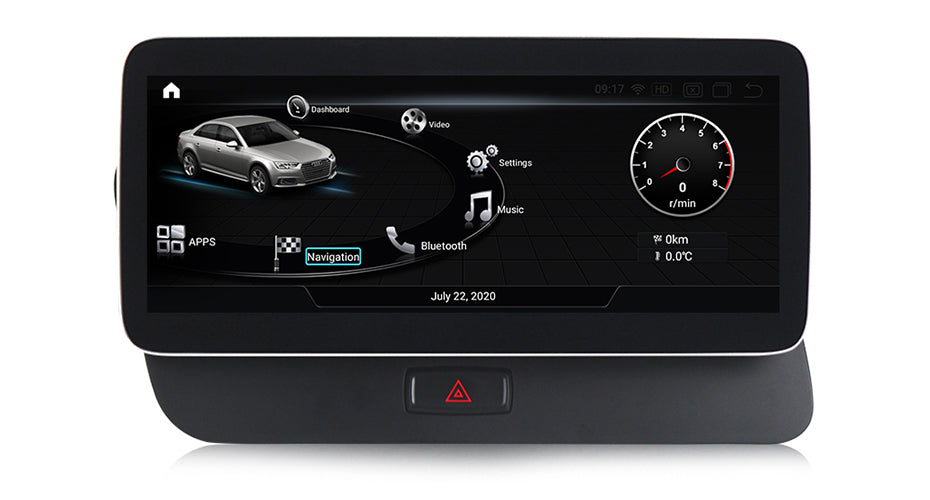AUDI Q5/Q5L (2017–2020) 12.5 inch Android Multimedia System | GPS | Wi-Fi | Bluetooth | A2DP | Wireless Apple CarPlay & Android Auto | 360° View