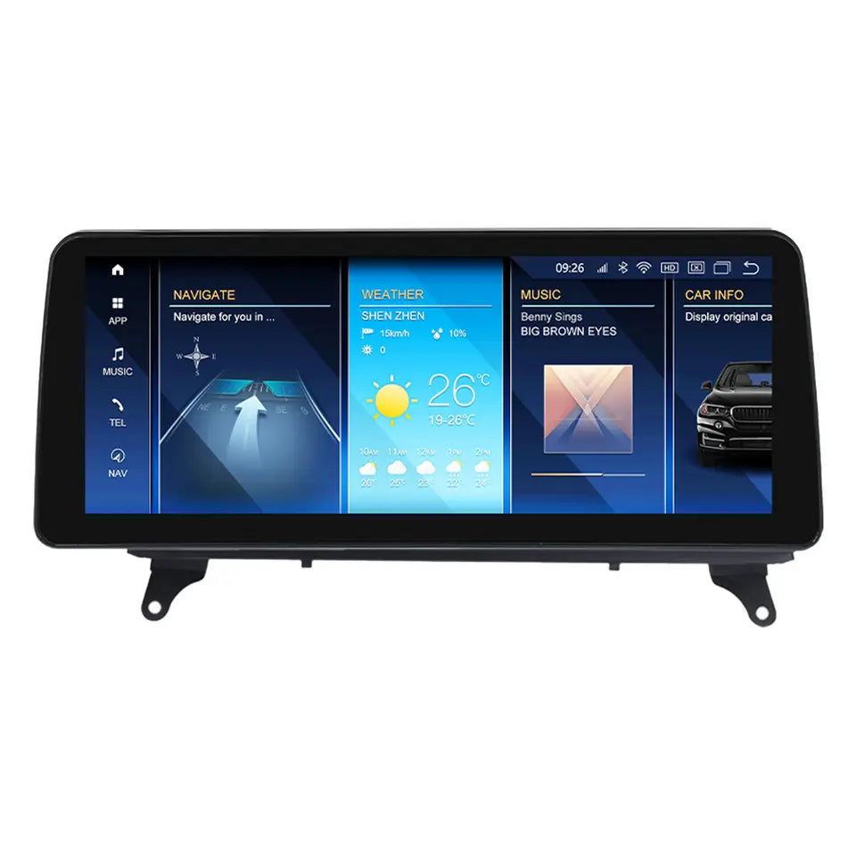 BMW X5 E70/X6 E71 (2011–2014) – CIC 12.5 inch Android Multimedia System | GPS | Wi-Fi | 4G SIM | Bluetooth | A2DP | Wireless Apple CarPlay & Android Auto | 360° View