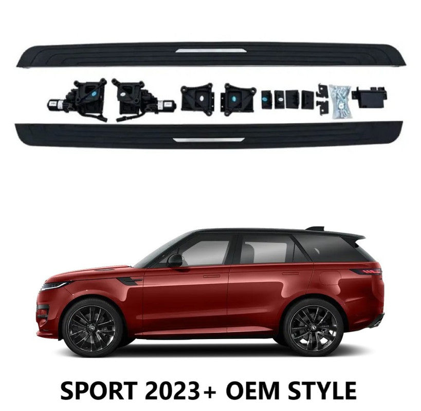 Car Axis India OEM Style Electric Retractable Side Steps for 2023 Land Rover Range Rover Sport - Automatic Deployable Running Boards