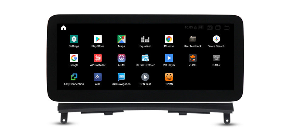 MERCEDES BENZ C-Class W204/S204 (2007–2009) – NTG4.0 12.5 inch Android Multimedia System | GPS | Wi-Fi | 4G SIM | Bluetooth | A2DP | Wireless Apple CarPlay & Android Auto | 360° View