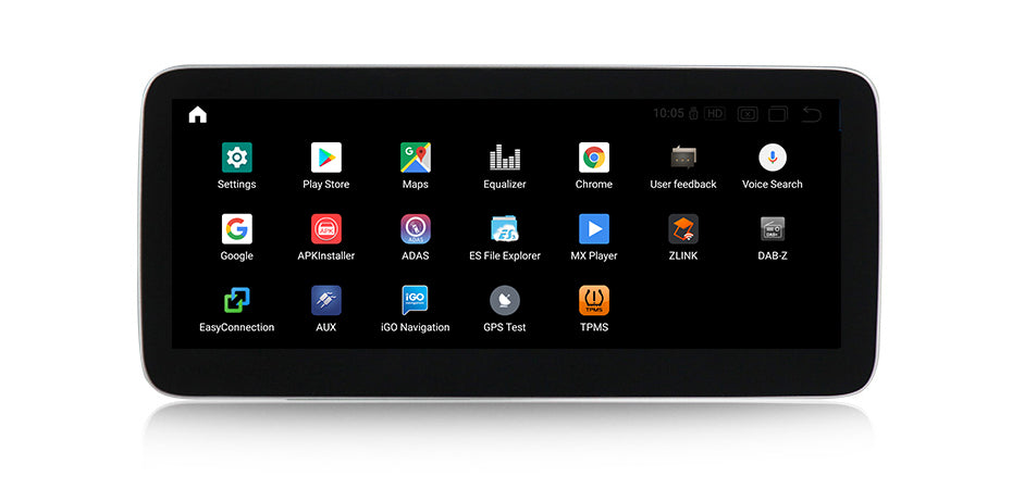 MERCEDES BENZ A-Class W176 (2013–2015) – NTG4.5 10.25 inch Android Multimedia System | GPS | Wi-Fi | 4G SIM | Bluetooth | A2DP | Wireless Apple CarPlay & Android Auto | 360° View