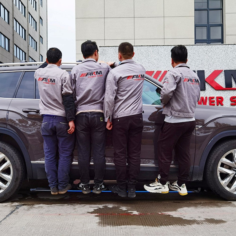 Car Axis India Compatible Automatic Deployable Electric Side Steps for 2021+ Land Rover Velar - Retractable Ladder Pedal Running Boards in OEM Style