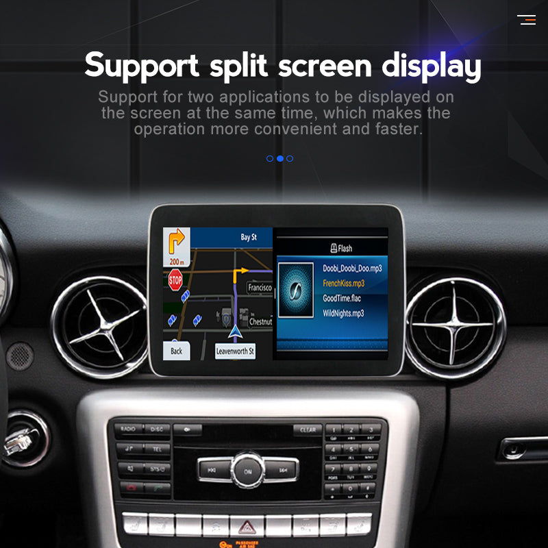 MERCEDES BENZ SLK R172 / SL R231 (2011–2015) – NTG4.5 / NTG 5.0 8.4 inch Android Multimedia System | GPS | Wi-Fi | 4G SIM | Bluetooth | A2DP | Wireless Apple CarPlay & Android Auto | 360° View