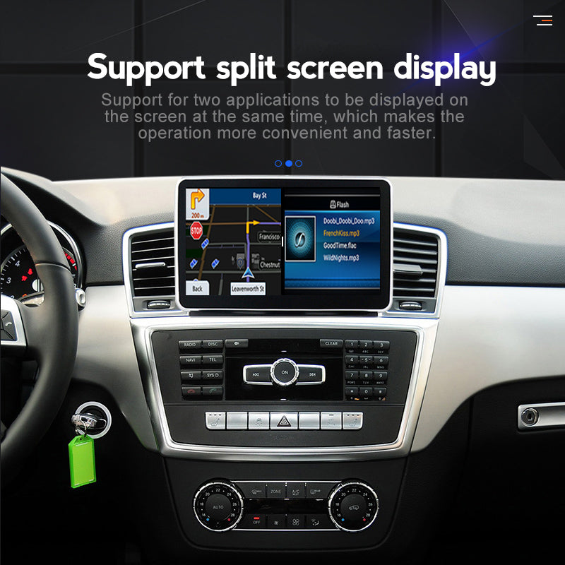 MERCEDES BENZ GL-Class (2012–2015) – NTG4.5 8.4 inch Android Multimedia System | GPS | Wi-Fi | 4G SIM | Bluetooth | A2DP | Wireless Apple CarPlay & Android Auto | 360° View