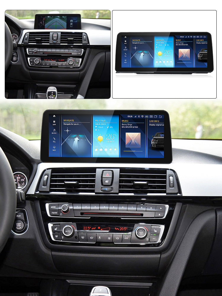 BMW 3 Series F30/F31/F34/F35 (2013–2017) – NBT 12.5 inch Android Multimedia System | GPS | Wi-Fi | 4G SIM | Bluetooth | A2DP | Wireless Apple CarPlay & Android Auto | 360° View