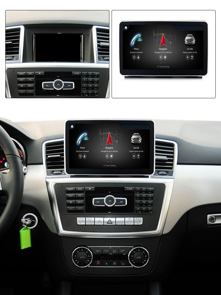 MERCEDES BENZ GL-Class (2012–2015) – NTG4.5 8.4 inch Android Multimedia System | GPS | Wi-Fi | 4G SIM | Bluetooth | A2DP | Wireless Apple CarPlay & Android Auto | 360° View