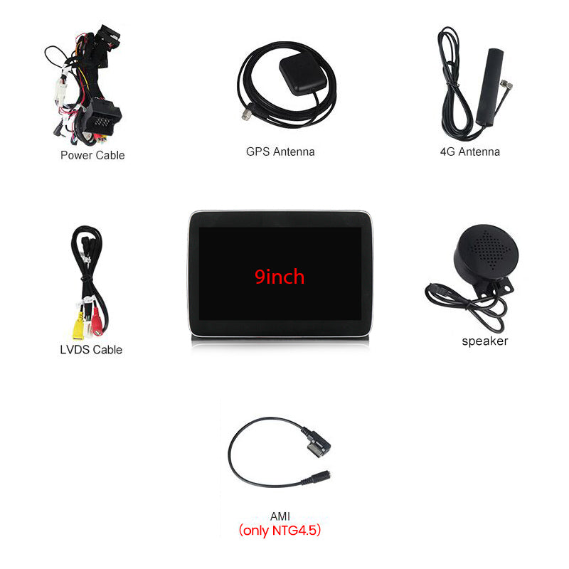 MERCEDES BENZ GL-Class (2012–2015) – NTG4.5 8.4 inch Android Multimedia System | GPS | Wi-Fi | 4G SIM | Bluetooth | A2DP | Wireless Apple CarPlay & Android Auto | 360° View