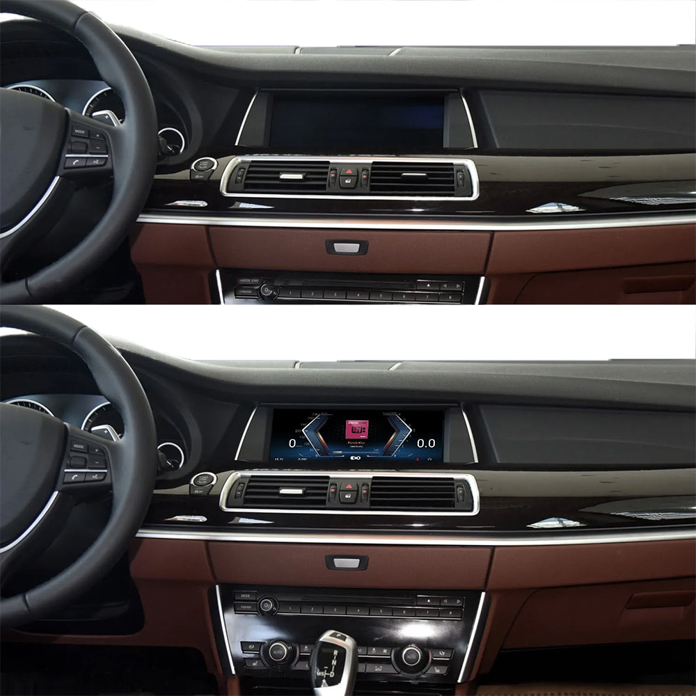BMW 5 Series F07 GT (2013–2018) – NBT 10.25 inch Android Multimedia System | GPS | Wi-Fi | 4G SIM | Bluetooth | A2DP | Wireless Apple CarPlay & Android Auto | 360° View