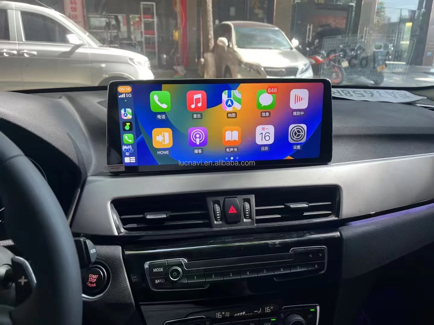12.8"Superthin Aluminum Silver Frame Qualcomm Support 360 CarPlay for BBA 2400*900Android Car Radio Navigation Multimedia Player