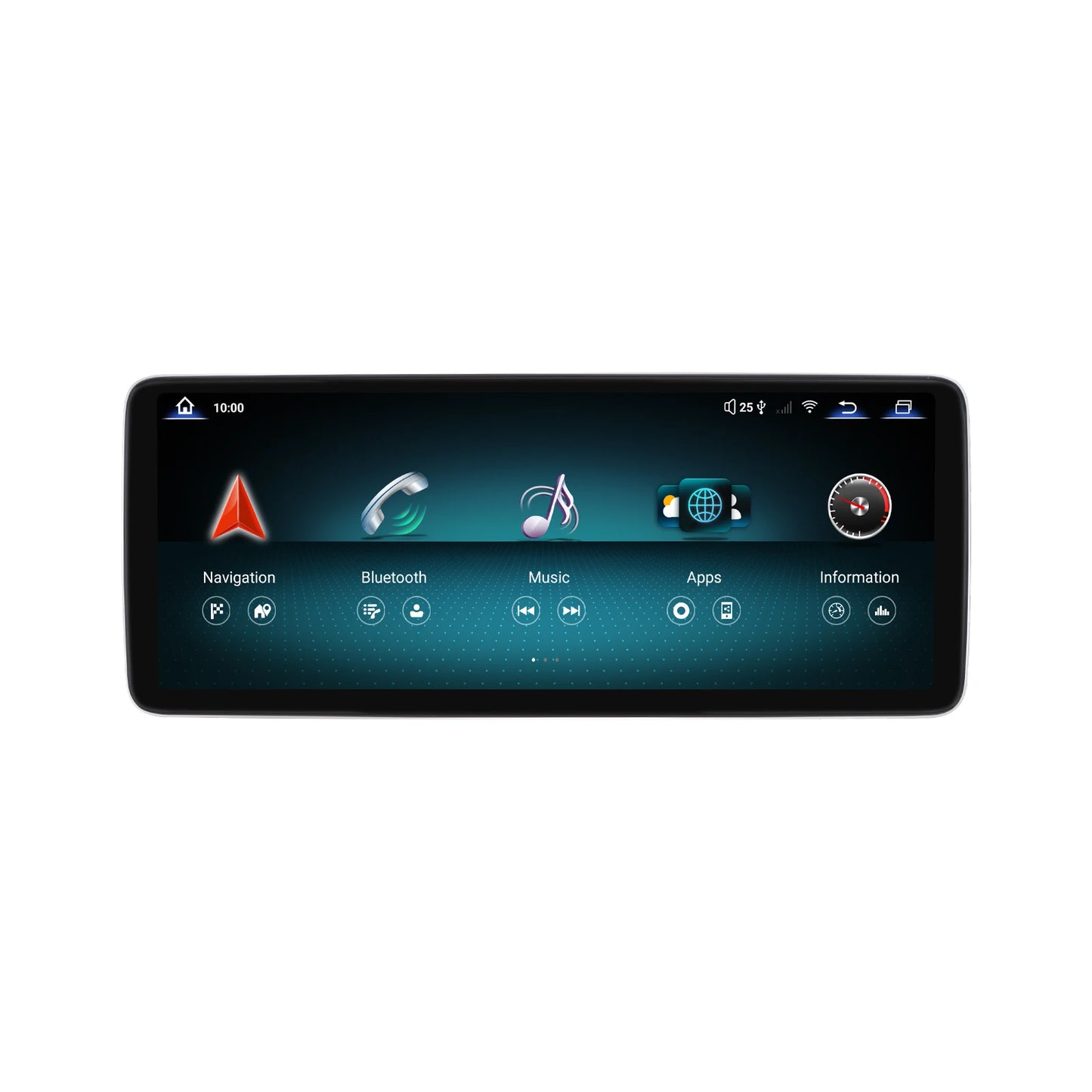 12.8"Aluminum Alloy Frame Qualcomm668S CarPlay for BENZ NTG4.0 NTG4.5 NTG5.0 Car Radio 2400*900 GPS Navigation Android13 Screen