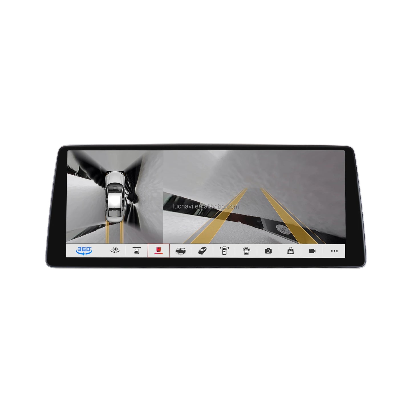 12.8"Superthin Aluminum Silver Frame Qualcomm Support 360 CarPlay for BBA 2400*900Android Car Radio Navigation Multimedia Player