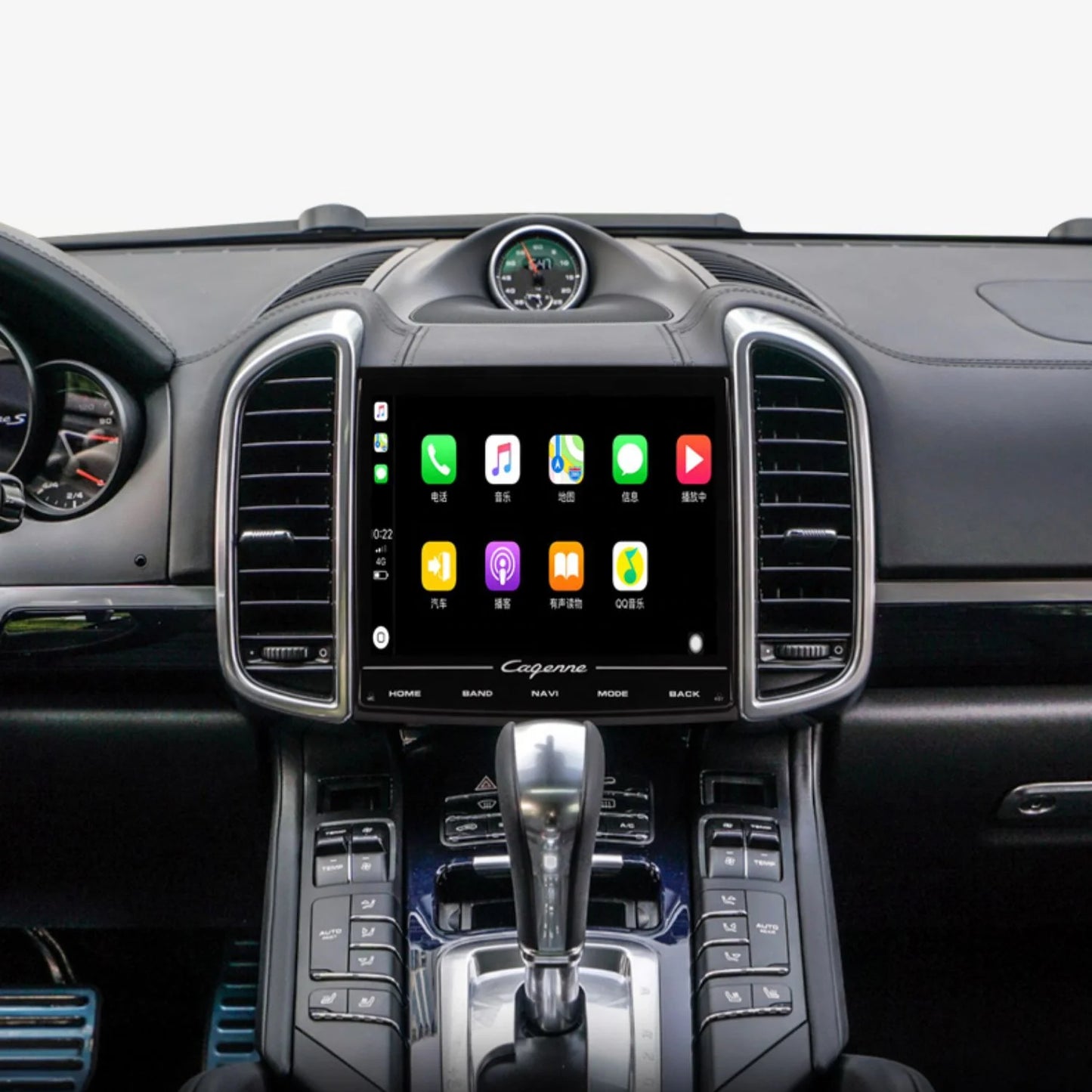 8.4-Inch Android Touch Screen Car Multimedia DVD Player with GPS Navigation for Porsche Cayenne 92A E2 (2011-2017)