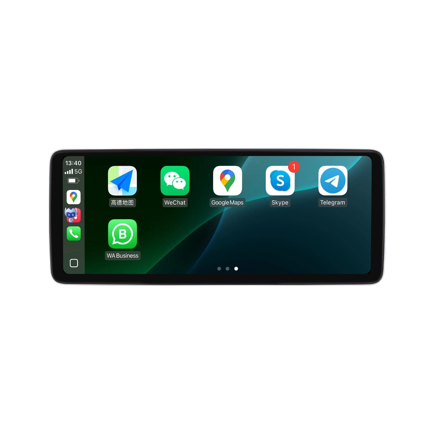 12.8"Aluminum Alloy Frame Qualcomm668S CarPlay for BENZ NTG4.0 NTG4.5 NTG5.0 Car Radio 2400*900 GPS Navigation Android13 Screen