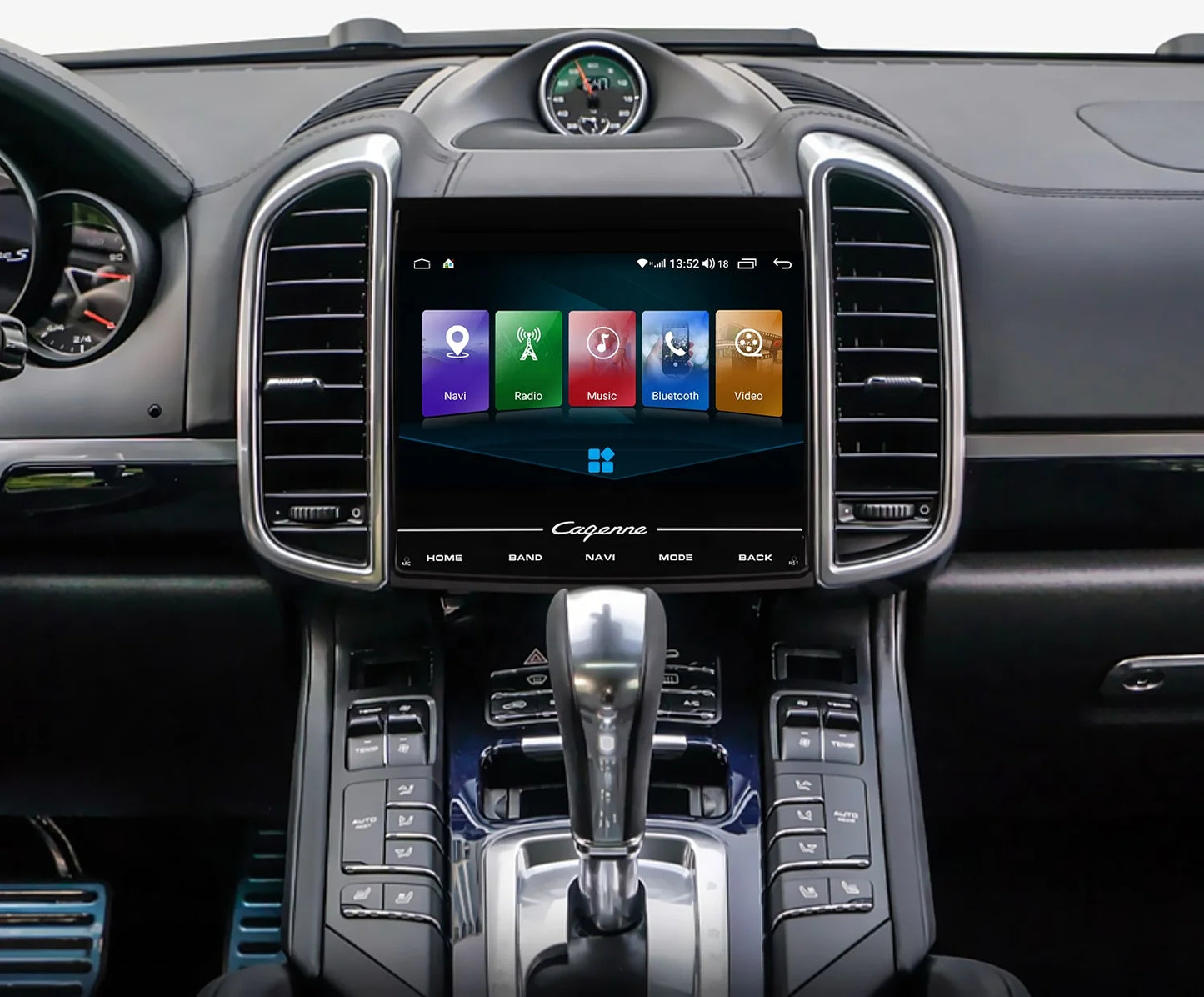 8.4-Inch Android Touch Screen Car Multimedia DVD Player with GPS Navigation for Porsche Cayenne 92A E2 (2011-2017)