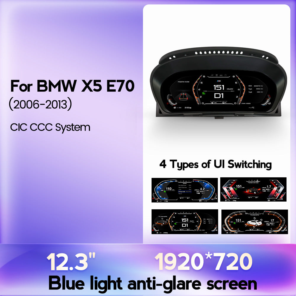 BMW X5 E70 (2006-2013) BMW Digital Instrument Cluster