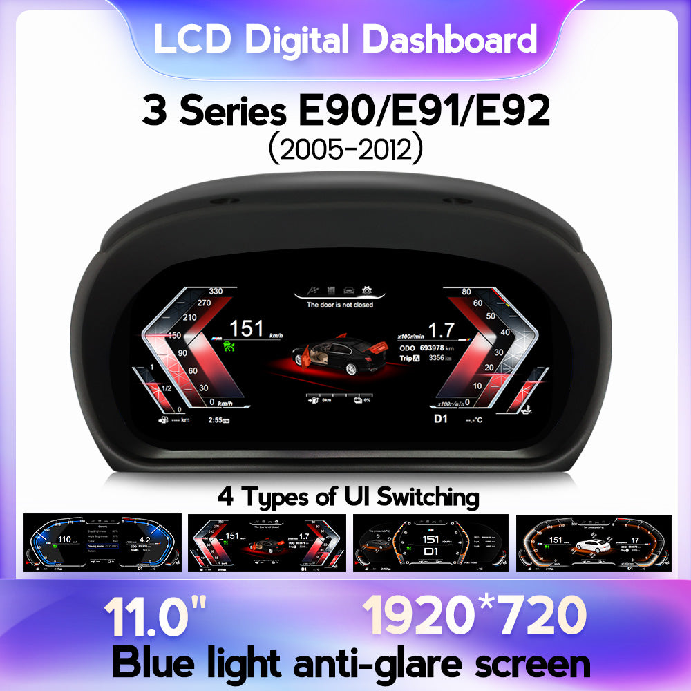 BMW 3 Series E90/E91/E92 (2005-2012) BMW Digital Instrument Cluster