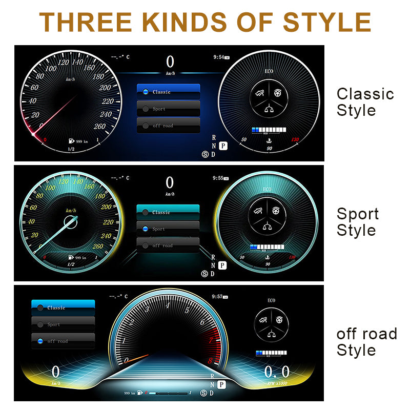 MERCEDES BENZ E Class W207 NTG4.0 (2010-2013)Digital Instrument Cluster