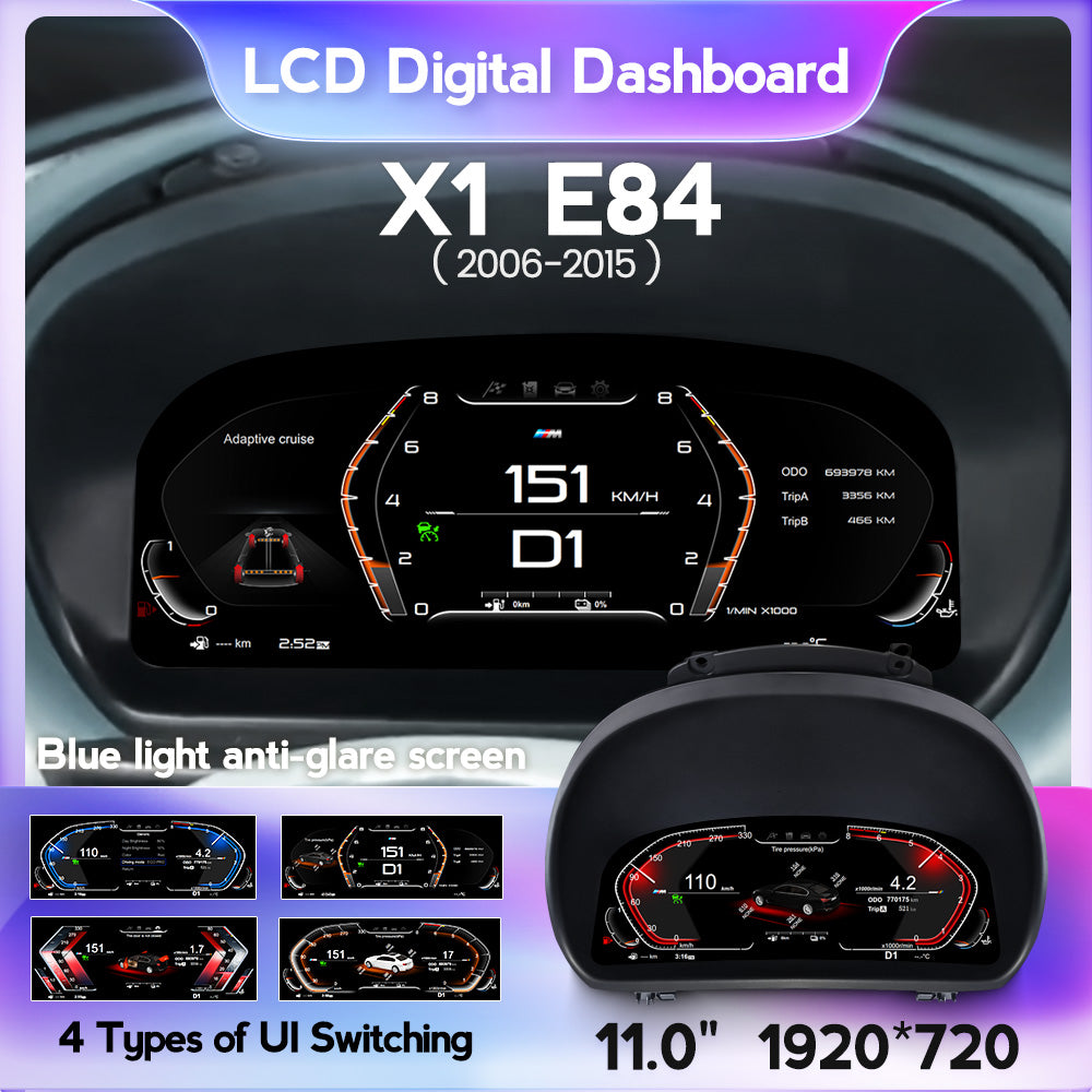 BMW X1 E84(2006-2015) BMW Digital Instrument Cluster