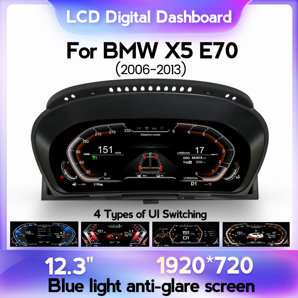 BMW X5 E70 (2006-2013) BMW Digital Instrument Cluster