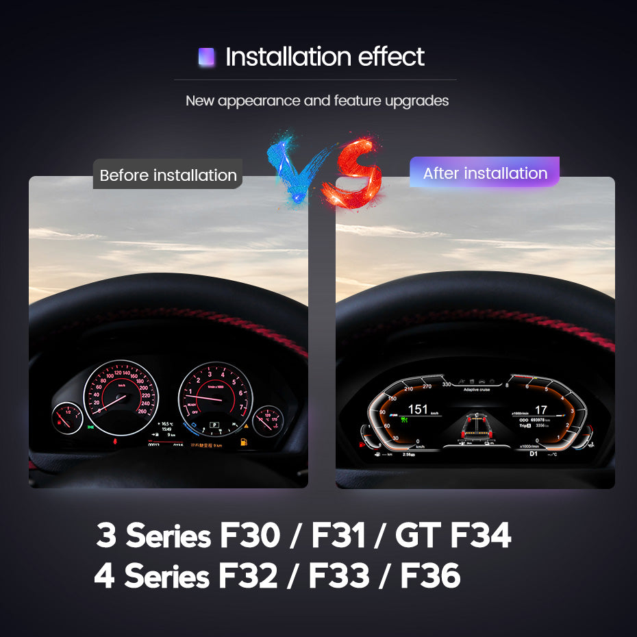 BMW 4 Series F32/F33/F36 (2013- 2019) BMW Digital Instrument Cluster