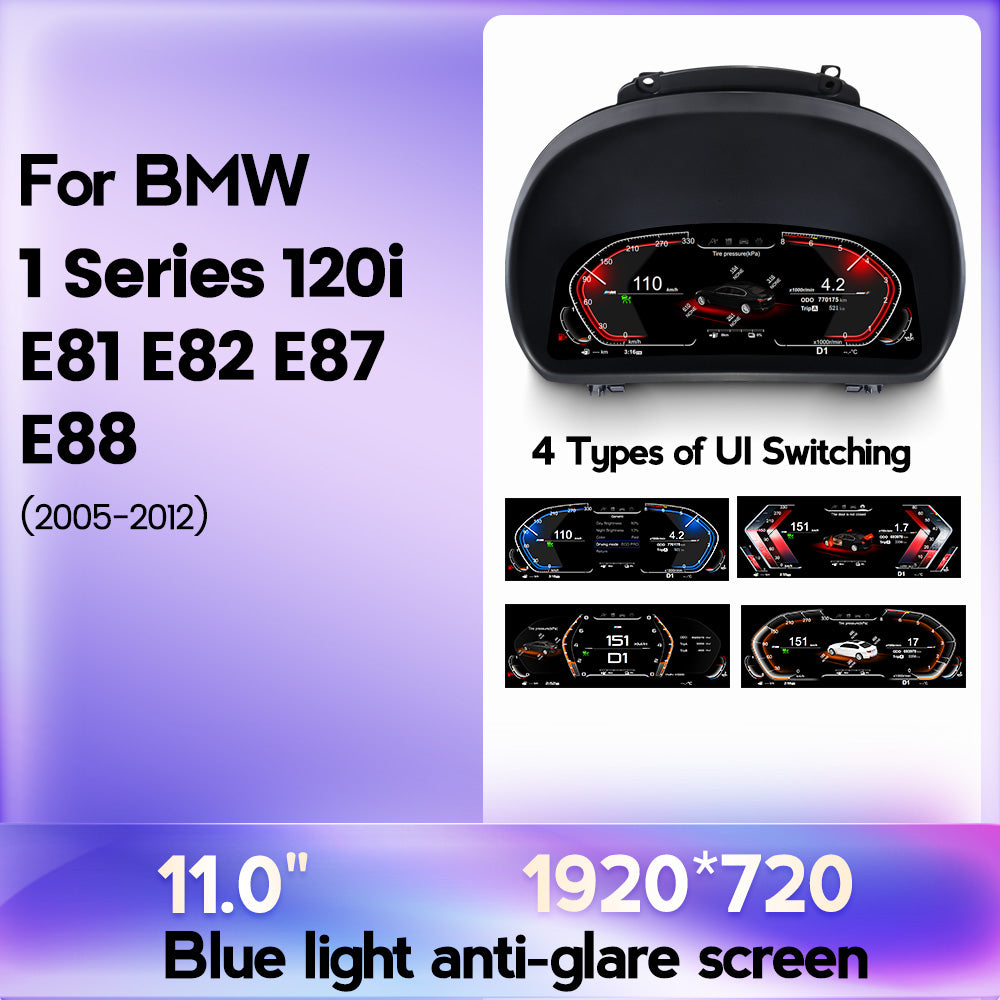 BMW 1 Series E81 E82 E87 E88 (2005-2012) BMW Digital Instrument Cluster