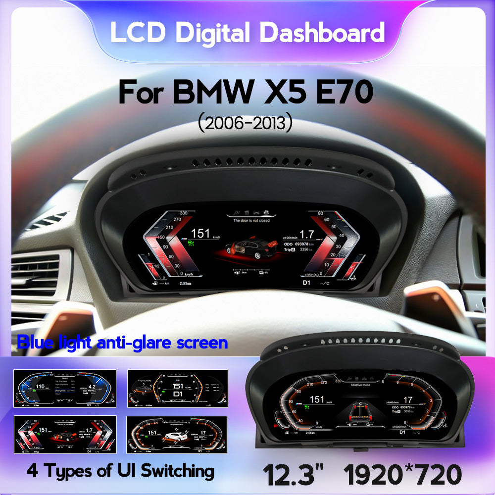 BMW X5 E70 (2006-2013) BMW Digital Instrument Cluster