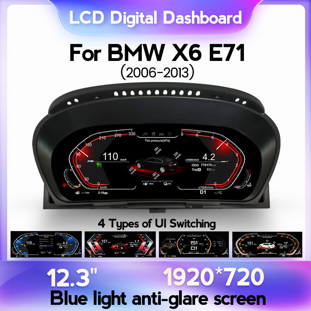 BMW X6 E71 (2006-2013) BMW Digital Instrument Cluster