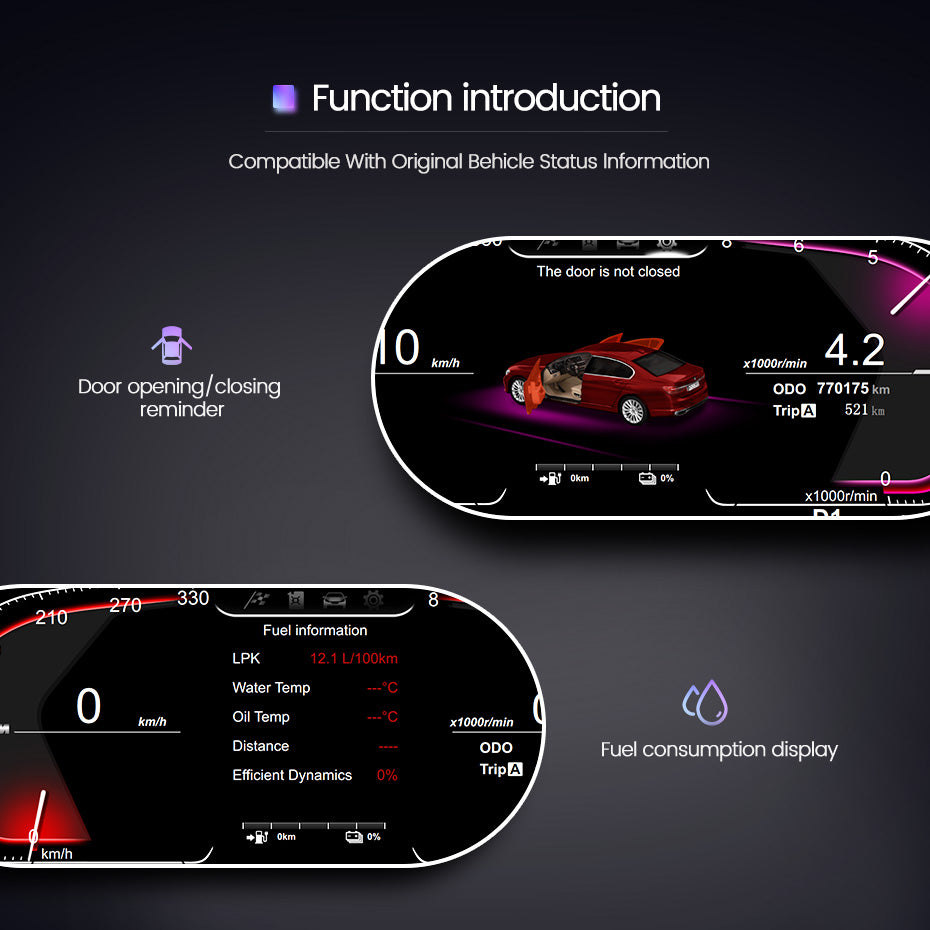 BMW 4 Series F32/F33/F36 (2013- 2019) BMW Digital Instrument Cluster