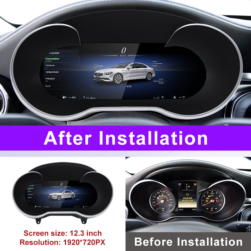 MERCEDES BENZ C Class /GLC W205 NTG5.0(2015-2018) Digital Instrument Cluster