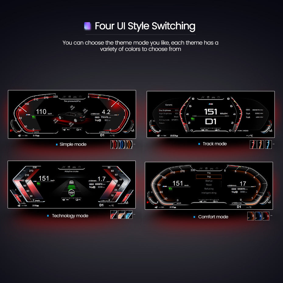 BMW 4 Series F32/F33/F36 (2013- 2019) BMW Digital Instrument Cluster