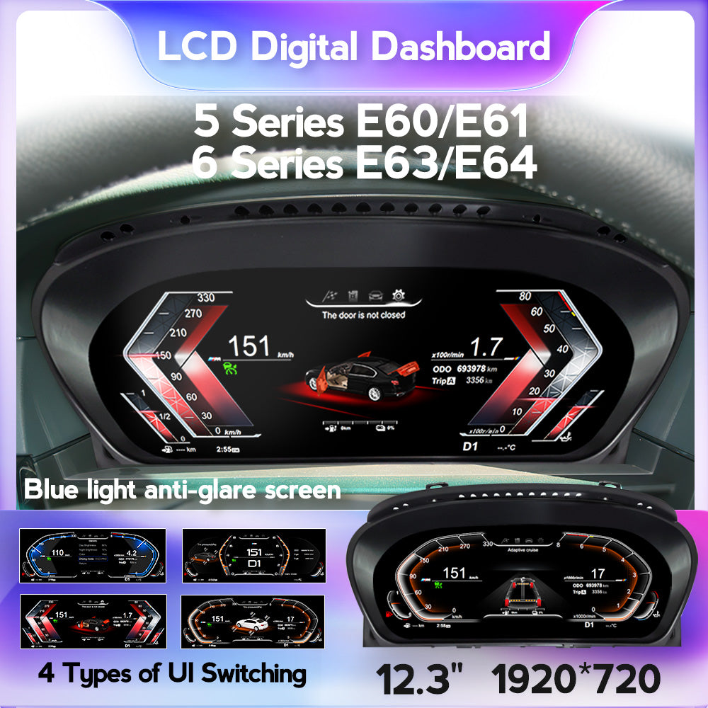 BMW 5 Series / 6 Series E60/E61/E63/E64 (2003-2009) BMW Digital Instrument Cluster