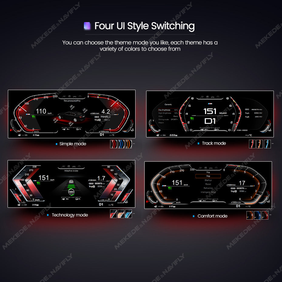 BMW 1 Series E81 E82 E87 E88 (2005-2012) BMW Digital Instrument Cluster
