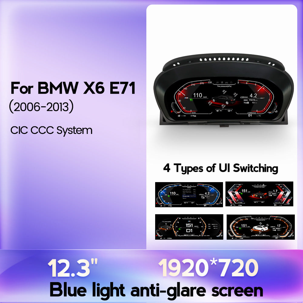 BMW X6 E71 (2006-2013) BMW Digital Instrument Cluster