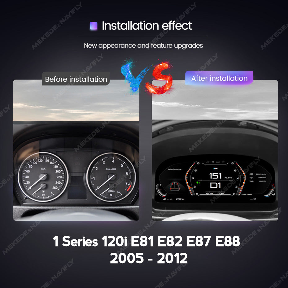 BMW 1 Series E81 E82 E87 E88 (2005-2012) BMW Digital Instrument Cluster
