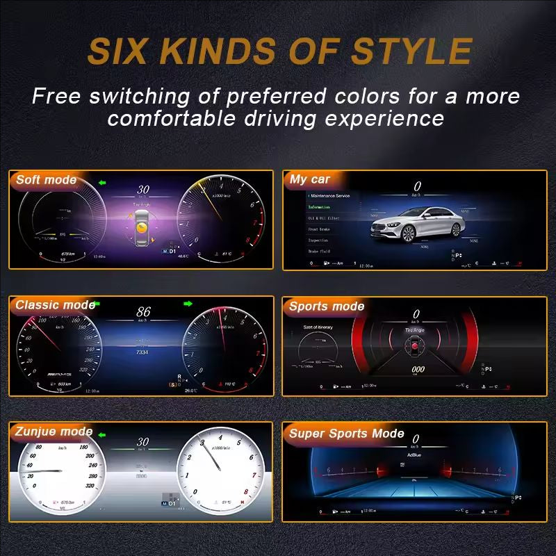 MERCEDES BENZ CLA(2013-2019)Digital Instrument Cluster