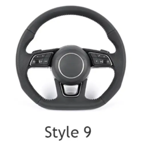 AUDI Sports RS Steering Wheel for A1, A2, A3, A4, A5, A6, A7, A8, Q1, Q2, Q3, Q5, Q6, Q7, Q8, TT, RS3, RS5, RS6, RS7, RS8, R8 Models