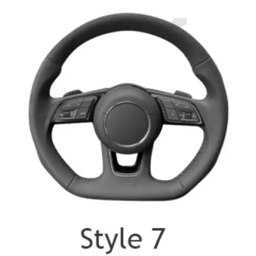 AUDI Sports RS Steering Wheel for A1, A2, A3, A4, A5, A6, A7, A8, Q1, Q2, Q3, Q5, Q6, Q7, Q8, TT, RS3, RS5, RS6, RS7, RS8, R8 Models