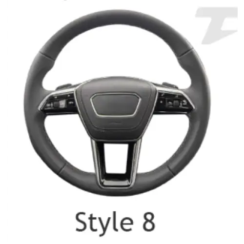 AUDI Sports RS Steering Wheel for A1, A2, A3, A4, A5, A6, A7, A8, Q1, Q2, Q3, Q5, Q6, Q7, Q8, TT, RS3, RS5, RS6, RS7, RS8, R8 Models