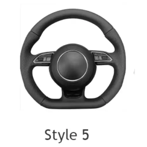 AUDI Sports RS Steering Wheel for A1, A2, A3, A4, A5, A6, A7, A8, Q1, Q2, Q3, Q5, Q6, Q7, Q8, TT, RS3, RS5, RS6, RS7, RS8, R8 Models