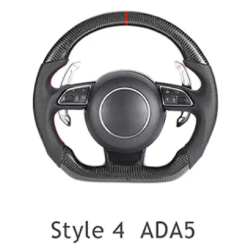 AUDI Sports RS Steering Wheel for A1, A2, A3, A4, A5, A6, A7, A8, Q1, Q2, Q3, Q5, Q6, Q7, Q8, TT, RS3, RS5, RS6, RS7, RS8, R8 Models