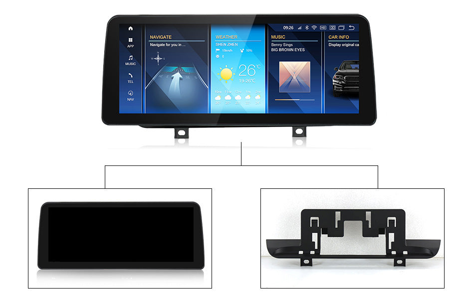 BMW 2 Series F22/F45/F46 (2013–2016) – NBT 12.5 inch Android Multimedia System | GPS | Wi-Fi | 4G SIM | Bluetooth | A2DP | Wireless Apple CarPlay & Android Auto | 360° View