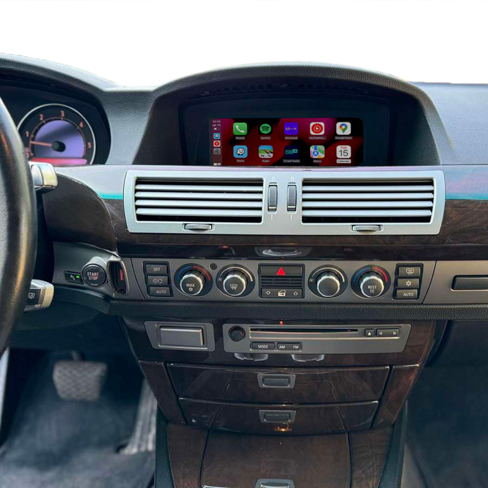 BMW 7 Series E65/E66 (2004–2009) – CCC 8.8 inch Android Multimedia System | GPS | Wi-Fi | 4G SIM | Bluetooth | A2DP | Wireless Apple CarPlay & Android Auto | 360° View